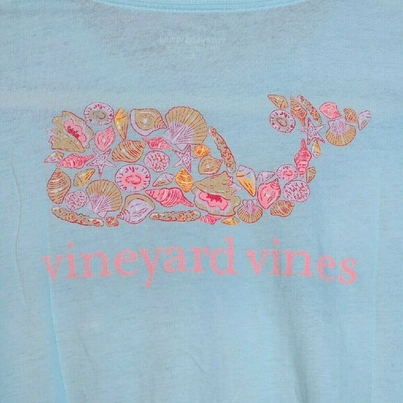 Vineyard Vines Girl t shirt Seashells size 14 / L - Picture 3 of 8